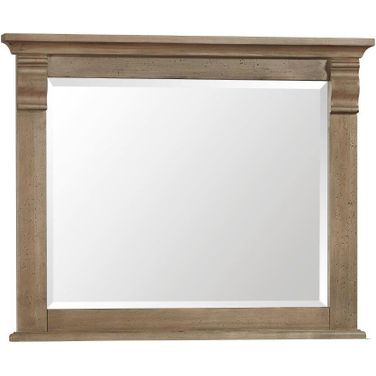 Carlisle Corbel Mirror In Natural Grey