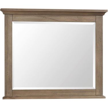 Carlisle Landscape Mirror In Natural Grey