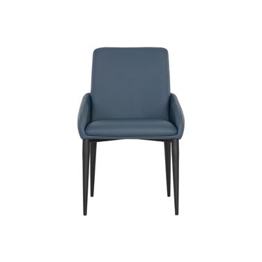 Carlo Dining Armchair In Dillon Thunder