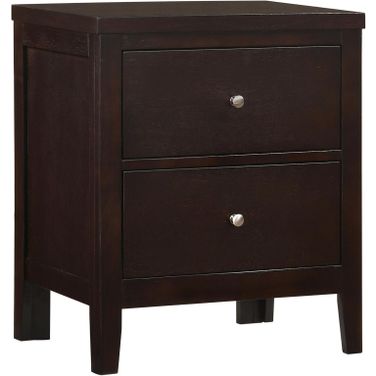 Carlton 2-drawer Rectangular Nightstand Cappuccino
