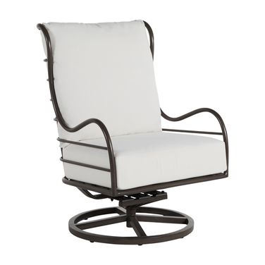 Carmel Aluminum Swivel Rocker In Bali Pearl