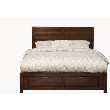Carmel Eastern King Storage Bed In Cappuccino