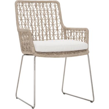 Carmel Outdoor Arm Chair with Seat Pad
