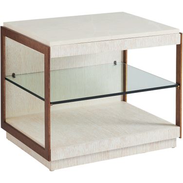 Carmel Point Lobos Rectangular End Table In Monterey