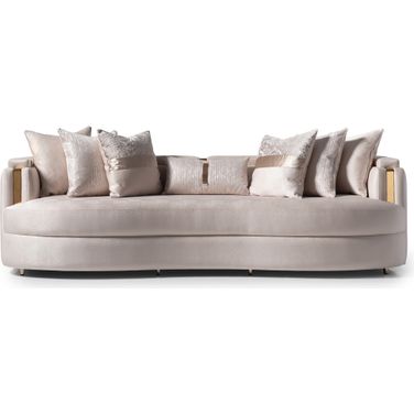 Carmela Mansion Sofa In Almond Gold
