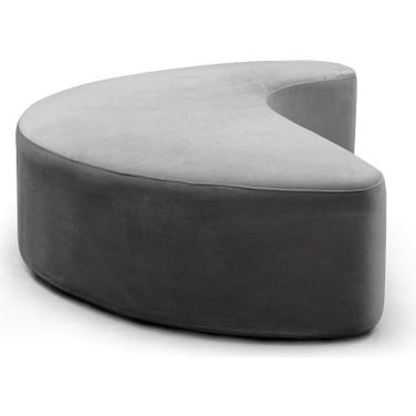 Carmen Large Ottoman In Dark Grey
