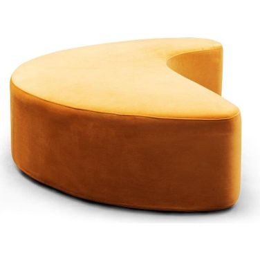 Large orange ottoman sale