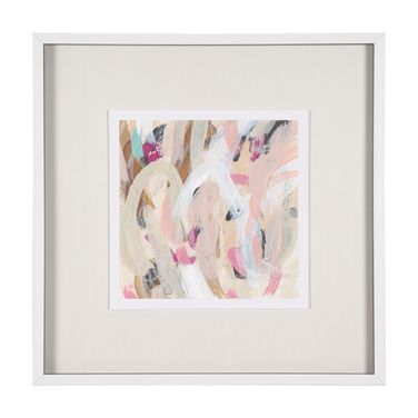 Carnivale IV Framed Wall Art In Brown and Gray