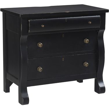 Caroline Liv360 Nightstand In Soft Black