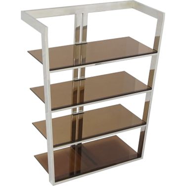Carraway-S Polished Stainless Steel Small Display Unit