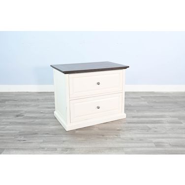Carriage House File Cabinet In White