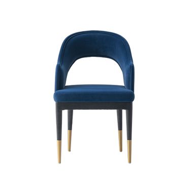 Carrington Dining Armchair In Midnight Blue