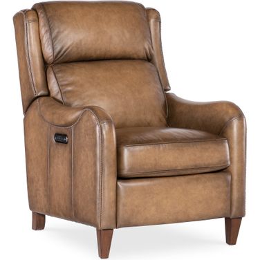 Carrington Power Recliner with Power Headrest In Brown