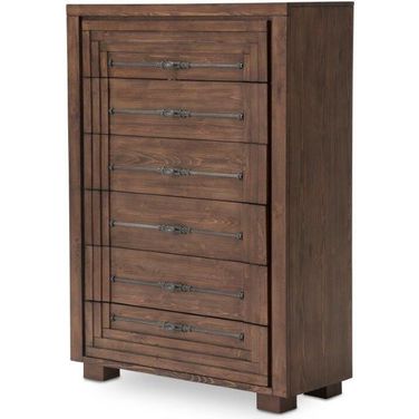 Carrollton Rustic Ranch 6 Drawer Chest KI-CRLN070-407N