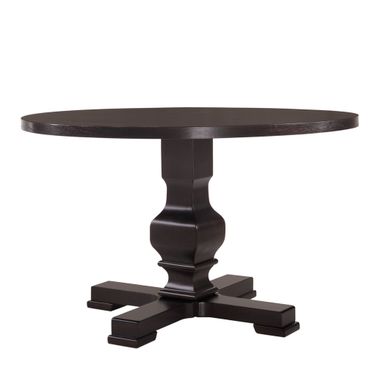 Carson 47 Inch Round Pedestal Table In Espresso