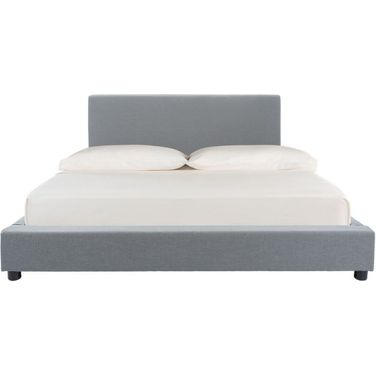 Carter Grey Queen Upholstered Bed