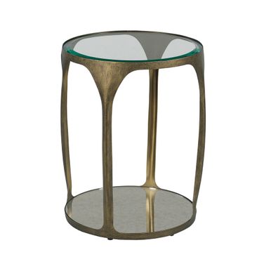 Cartwright Metal Accent Table In Brass
