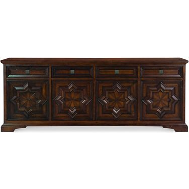 Carved Credenza In Sierra