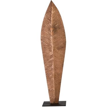 Carved Leaf on Stand TH89168