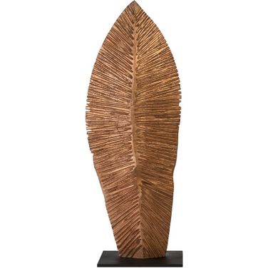 Carved Leaf on Stand TH89170
