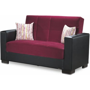 Casamode Armada Burgundy Loveseat