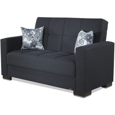 Casamode Armada Denim Dark Blue Fabric Loveseat