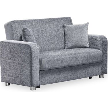 Casamode Joker Elegance Gray Loveseat