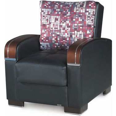 Casamode Mobimax Black PU Arm Chair