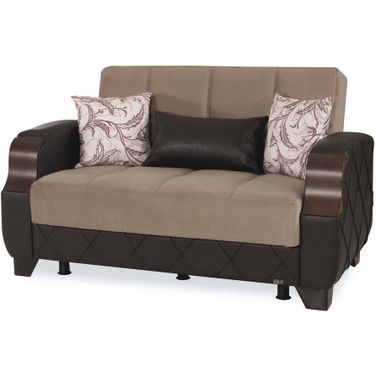 Casamode Molina Lyon Dark Brown Loveseat