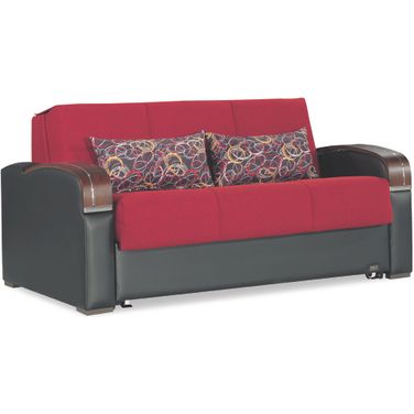Casamode Sleep Plus Red Loveseat Sleeper
