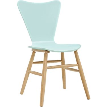Cascade Light Blue Wood Dining Chair EEI-2672-LBU