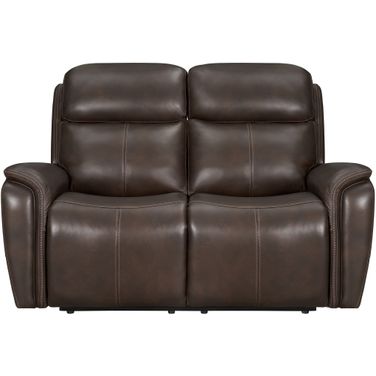 Cascade Power Reclining Loveseat In Auburn