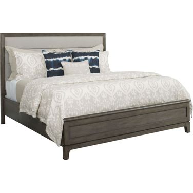 Cascade Ross Cal King Upholstered Panel Bed Complete