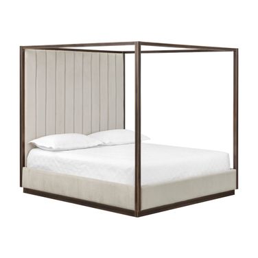 Casette Canopy King Bed In Piccolo Prosecco