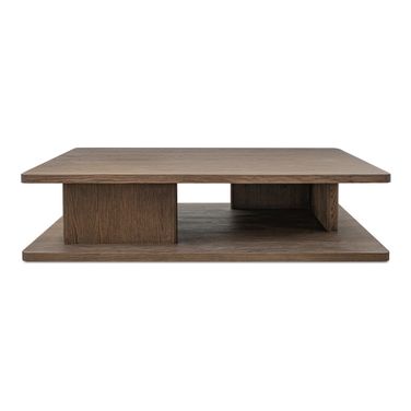 Casey Large Coffee Table In Dark Brown
