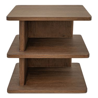 Casey Side Table In Dark Brown