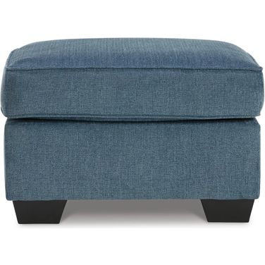 Cashton Ottoman In Blue