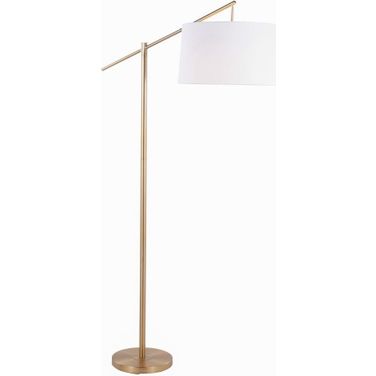 Casper 69 Inch Metal Floor Lamp In Gold