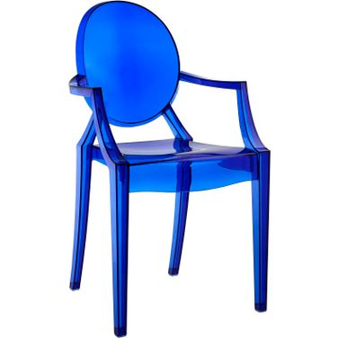 Casper Blue Dining Arm Chair EEI-121-BLU