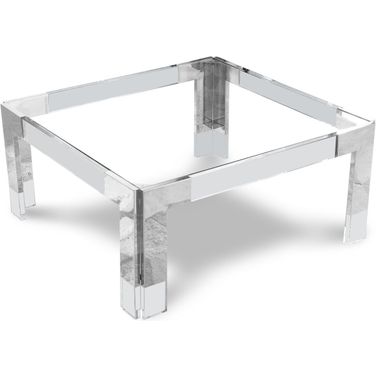 Casper Square Coffee Table In Chrome
