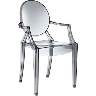 Casper Smoke Outdoor Dining Arm Chair