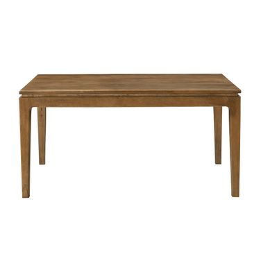 Cassandra Small Rectangular Dining Table In Spice Tan
