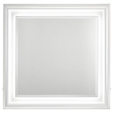Cassia Dresser Mirror In White High Gloss