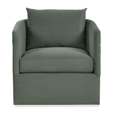 Cassia Swivel Chair In Lake