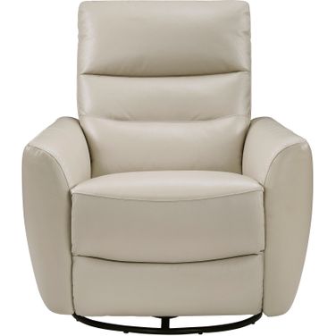 Cassian Swivel Glider Reclining Chair In Taupe