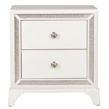 Cassie Illuminating Nightstand In Off White