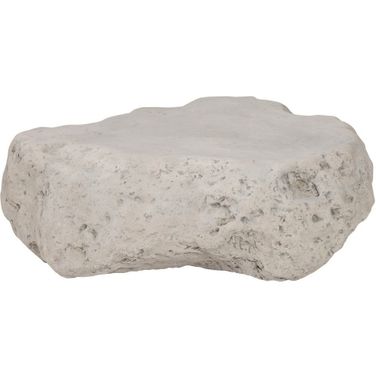 Cast Boulder Small Coffee Table In Roman Stone Gray