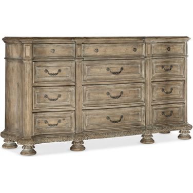 chinese dress ladies Luxury Bedroom Dresser, Louis Phillippe style by National Mount Airy – BAO  Furniture main image 0