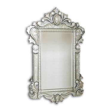 Castello Mirror In Silver
