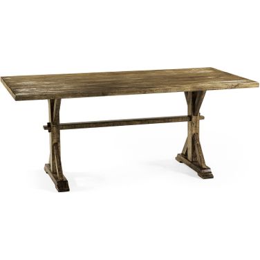 Casual Accents 72 Inch Dining Table In Brown